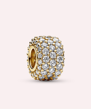 Sparkling Pavé Triple-row Charm