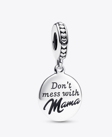 Charm Pendente “Don’t’ Mess with Mama” da incidere