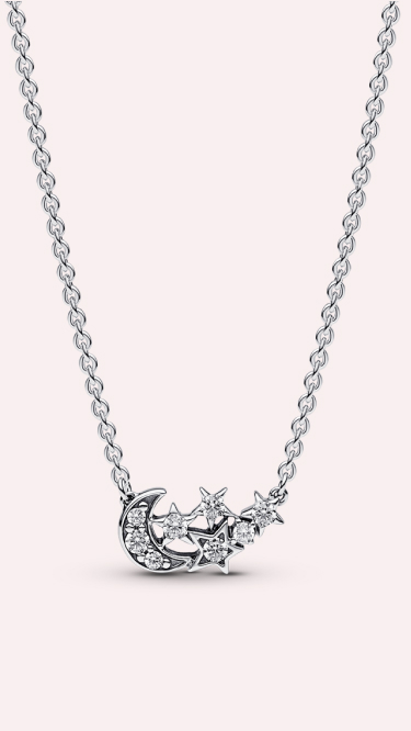 Collana Luna Crescente e Stelle