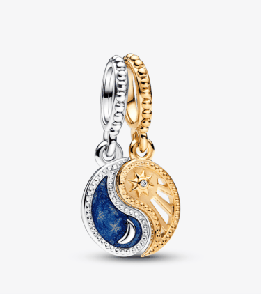 Charm Pendente Sole e Luna Divisibile