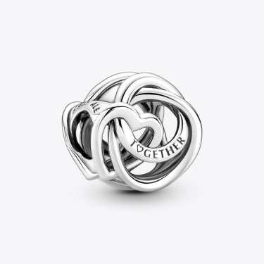 Charm Cuori Intrecciati Insieme Per Sempre