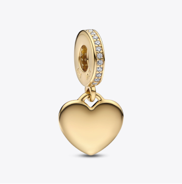Charm Cuore Pendente da incidere