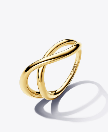 Anello Infinito Linea Sinuosa