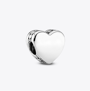 Charm Cuore da incidere