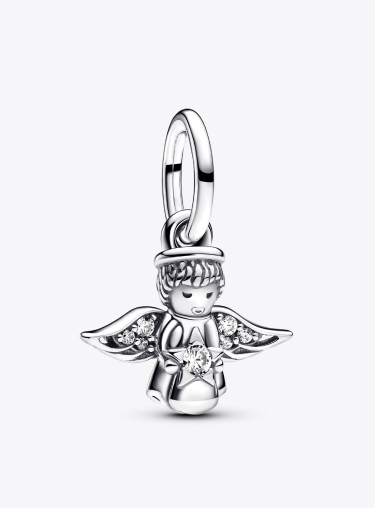 Charm Pendente Angelo e Stella