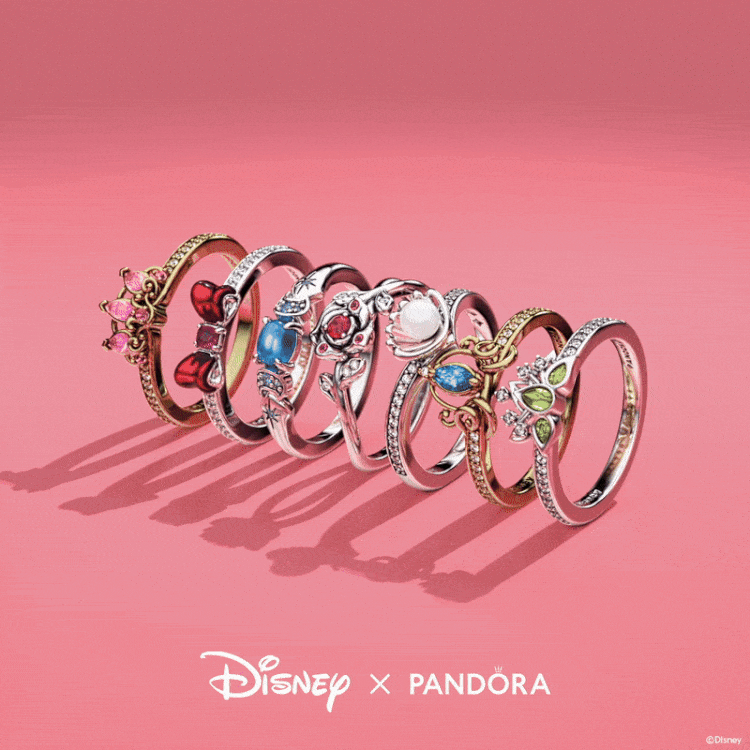 Disney x Pandora rings