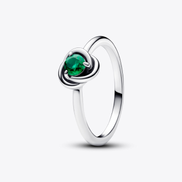Anello Cerchio Eterno Verde Scuro Maggio