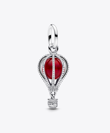 Hot Air Balloon Murano Glass Dangle Charm