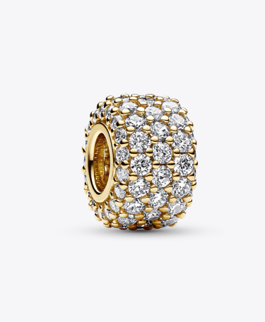 Sparkling Pavé Triple-row Charm