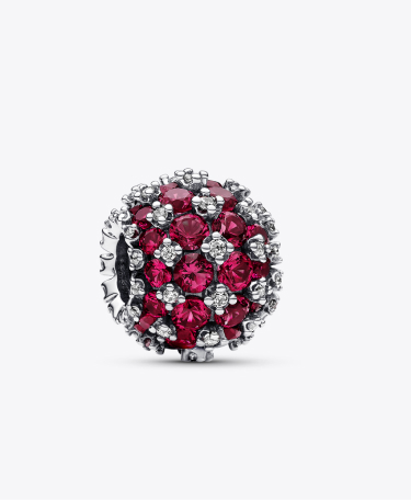 Sparkling Round Pavé Charm