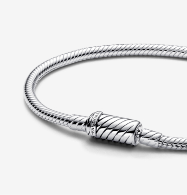 Pandora Moments Sliding Magnetic  Clasp Snake Chain Bracelet