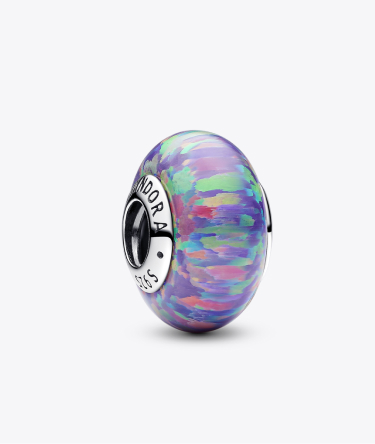 Charm Opale Glitter Viola