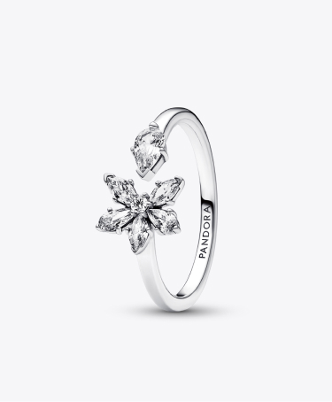 Anello Aperto Herbarium Fiore Luminoso