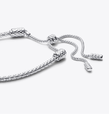 Bracciale Regolabile Maglia Geometrica