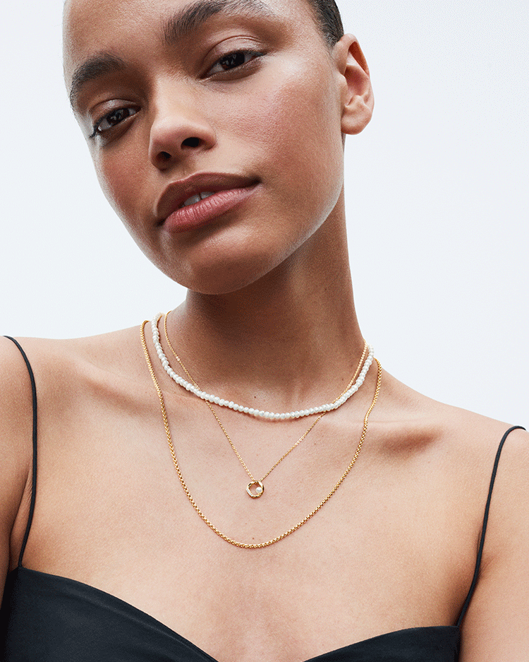 Pandora pearl necklaces