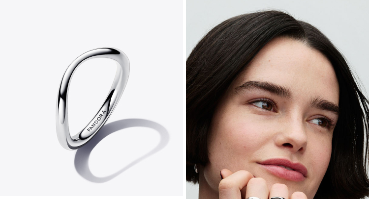 Anello Linea Sinuosa