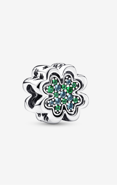 Four Leaf Clover Dangle Charm