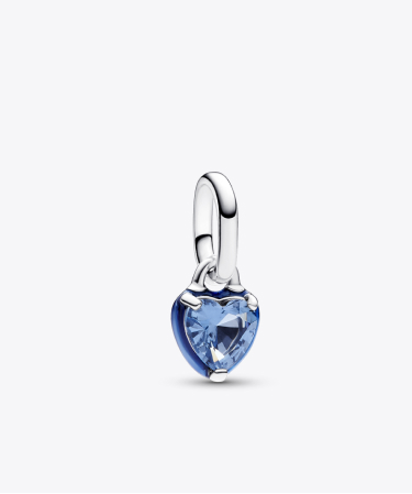 Charm Mini Pendente Blue Chakra Heart Pandora ME