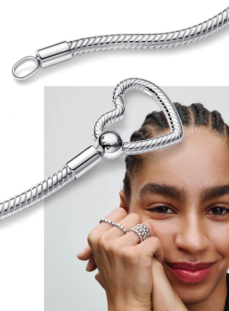 Bracciale con Chiusura a Cuore Componibile