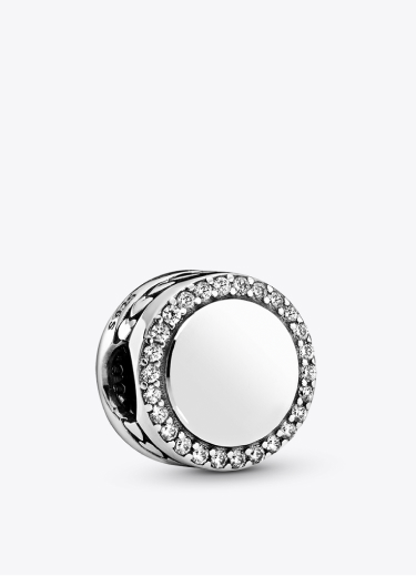 Charm Bottone Scintillante da incidere