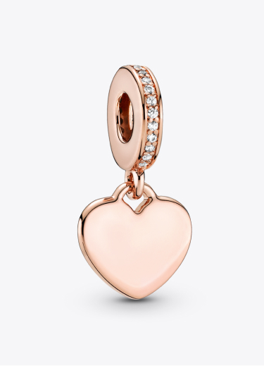 Charm Cuore Pendente da incidere