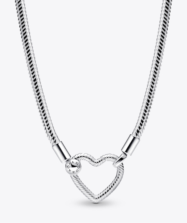 Collana Maglia Snake Chiusura a Cuore
