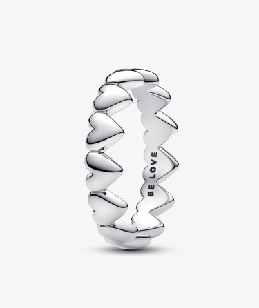 Anello Fascia a Cuori Be Love