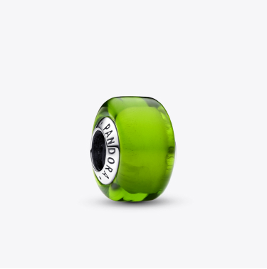 Charm Mini Vetro di Murano Verde