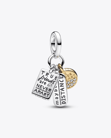 Charm Pendente Messaggi di Amicizia