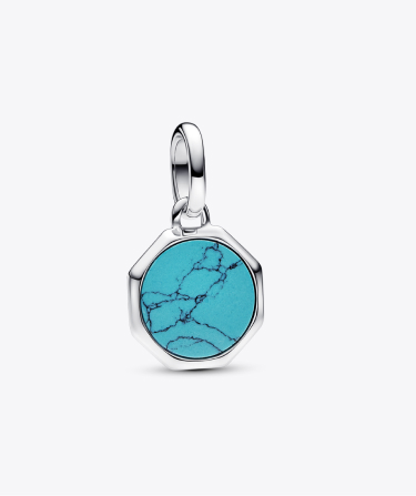 Charm Medallion Mini Turchese da incidere Pandora ME