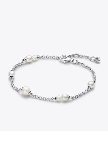 Bracciale Catena Con Perle d’Acqua Dolce Coltivate
