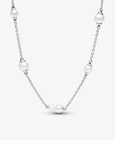 Collana Catena con Perle d’Acqua Dolce Coltivate