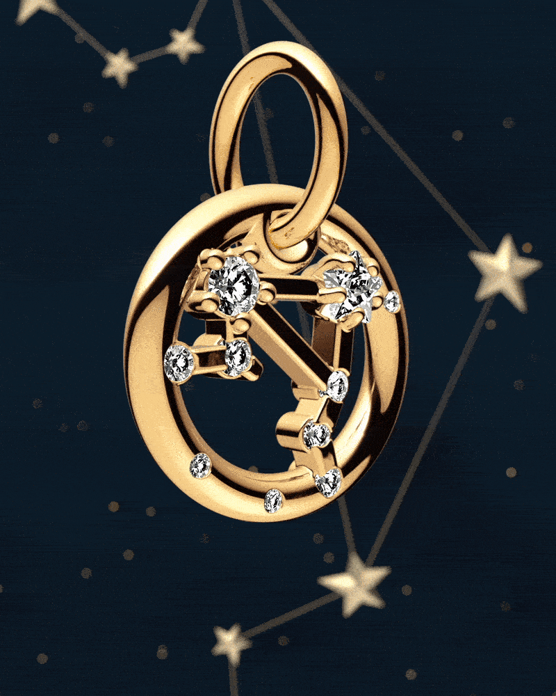 Libra constellation charm