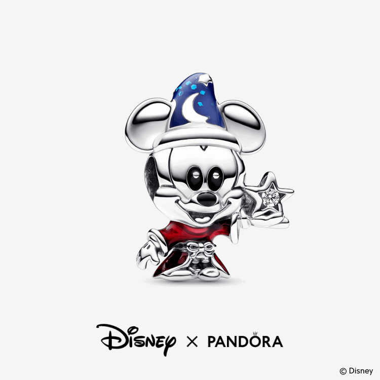Disney x Pandora Sorcerer Apprentice Mickey charm