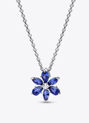 Collana Pendente Herbarium Fiore Blu
