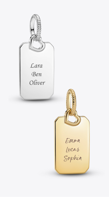 Engravable Rectangle Tag Pendant