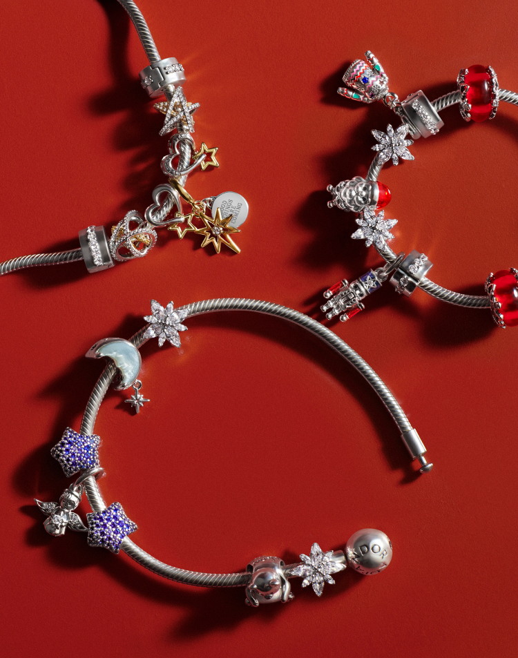 Pandora Moments bracelets & charms