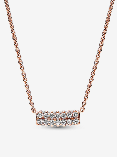 Collana Pavè Fascia Doppia