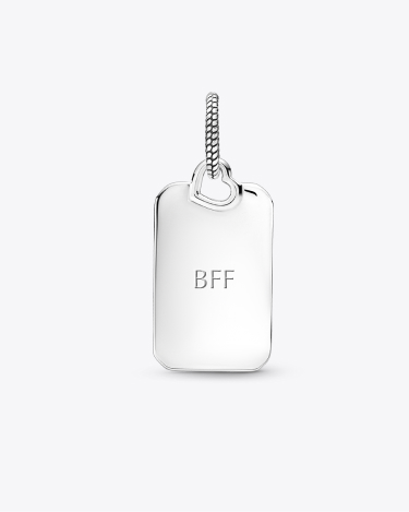 Engravable Rectangle Tag Pendant