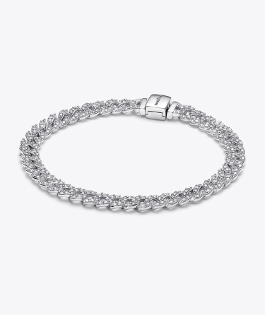 Pandora Timeless Pavé Cuban Chain Bracelet