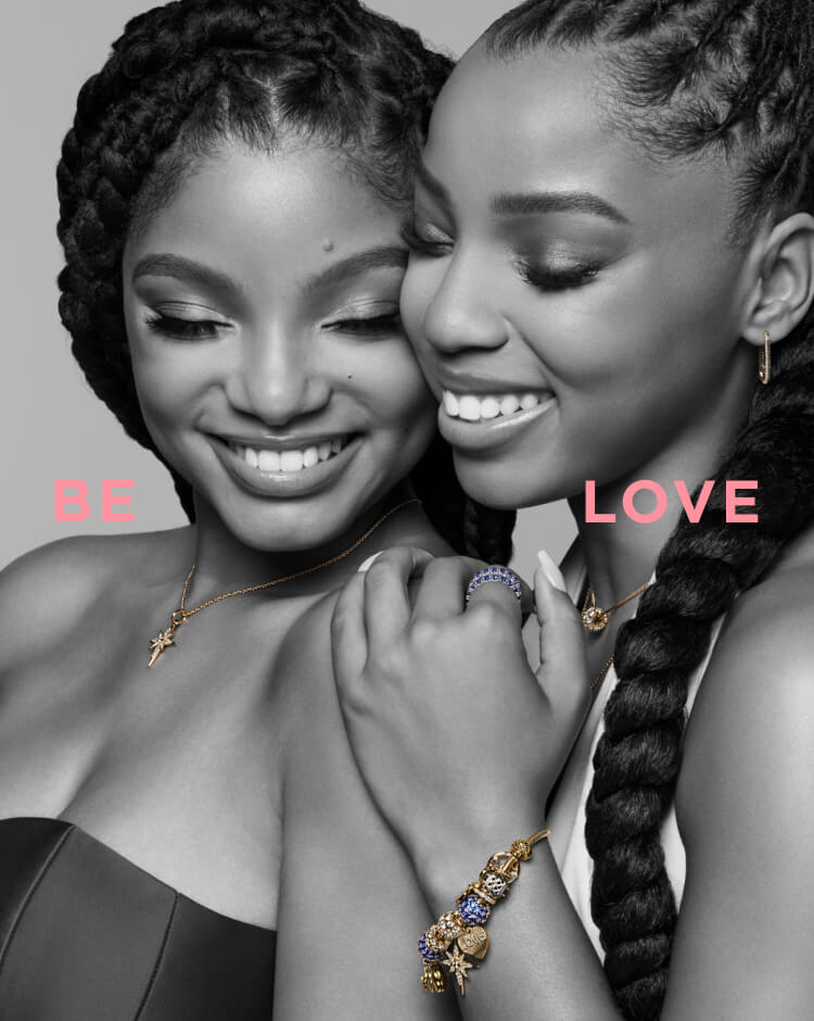 Chloe and Halle wearing Pandora jewelry