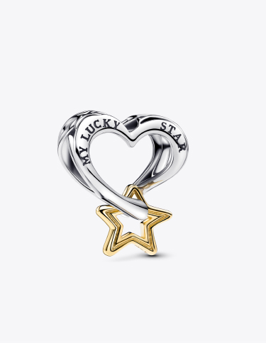 Lucky Star & Heart Charm