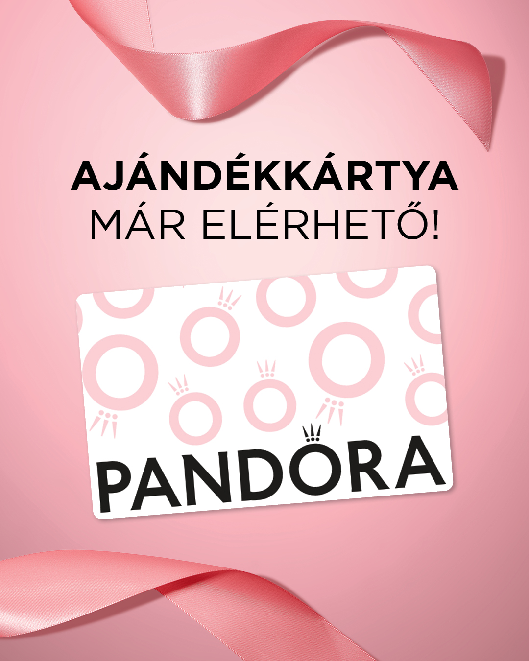 MEGÉRKEZTEK A PANDORA AJÁNDÉKKÁRTYÁK!