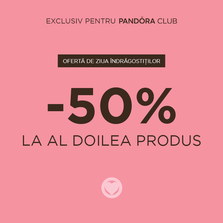 OFERTĂ PANDORA DE ZIUA ÎNDRĂGOSTIȚILOR