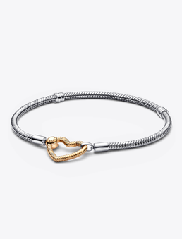 Heart Closure Snake Chain Bracelet