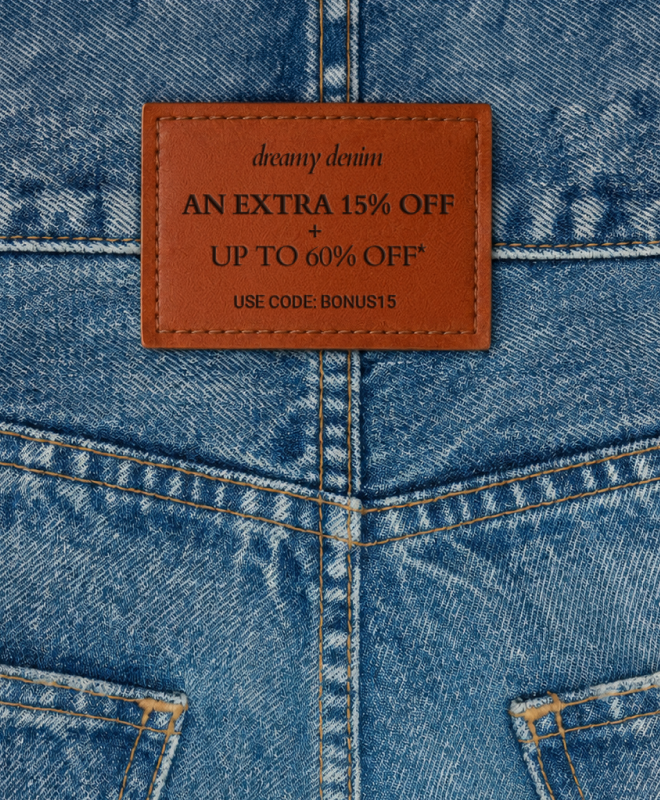 EXTRA 15% OFF DENIM