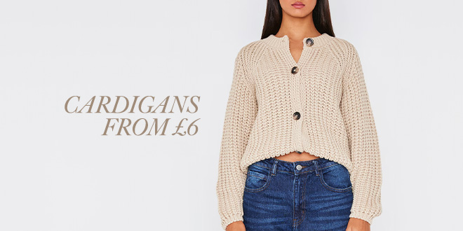 CARDIGANS FROM £6