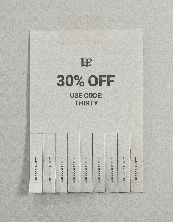 30% OFF USE CODE: THIRTY