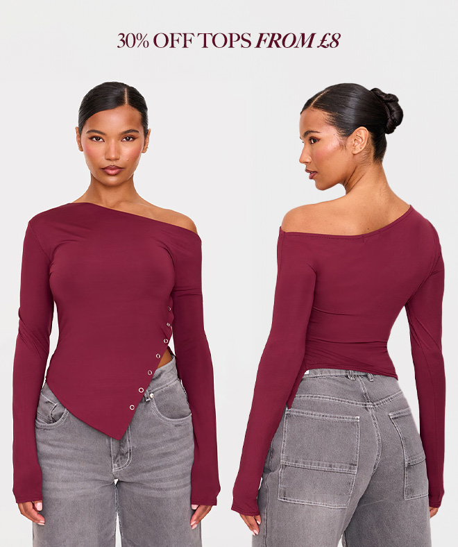 30% OFF TOPS FROM £8