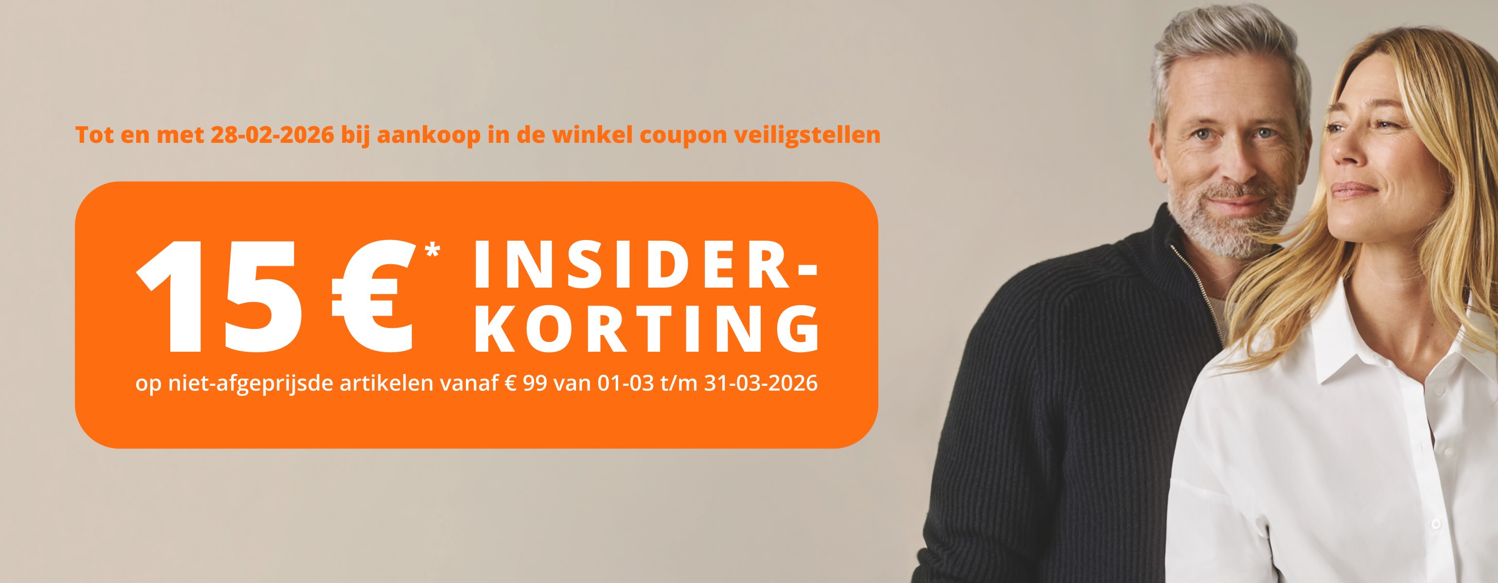15 € INSIDER- KORTING